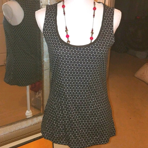 Banana Republic Tops - Banana Republic Polka Dot Tank Size M NWT